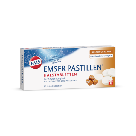 Emser Pastillen mit der Geschmacksrichtung Salted Caramel